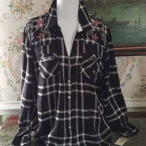 Vintage America Blues Shirt,  XL